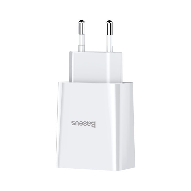 Cốc sạc BASEUS mini 2 cổng USB 10.5W 5V 2A cho iPhone 11 Pro X 8 7 Plus Xs Max Samsung Xiaomi