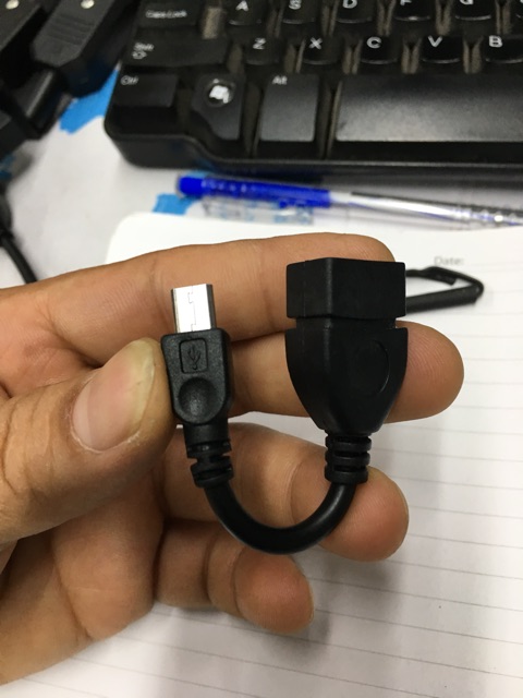 Combo 2 sợi cáp OTG,  Miro usb cho samsung, các loại đt androi cùng chuẩn...