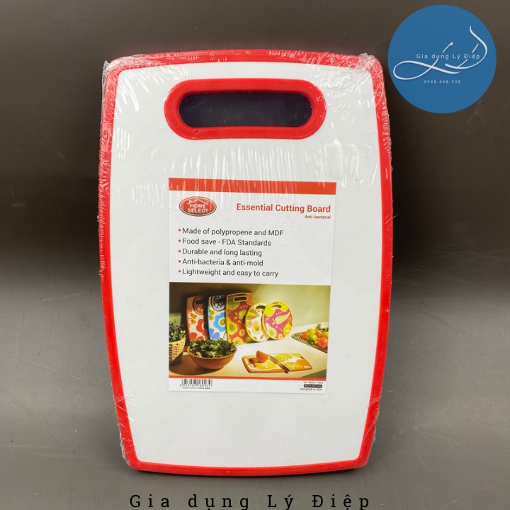 Thớt Nhựa Kháng Khuẩn Chữ Nhật Siêu Bền Chống Nấm Mốc sh3020