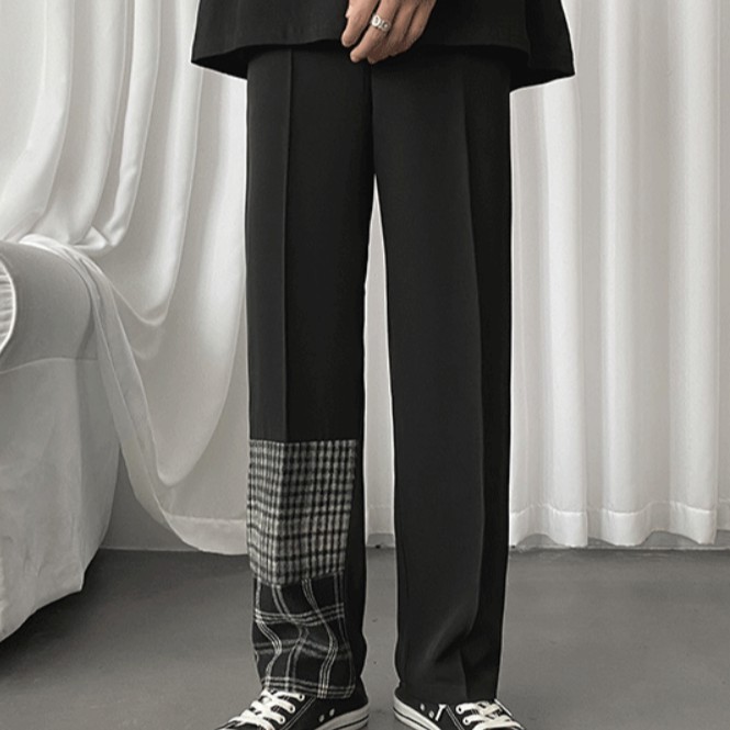 Quần dài nam thời trang hàn quốc dành cho quần jean nam ống đứng simple Hàn Quốc fashion zipper jean nam