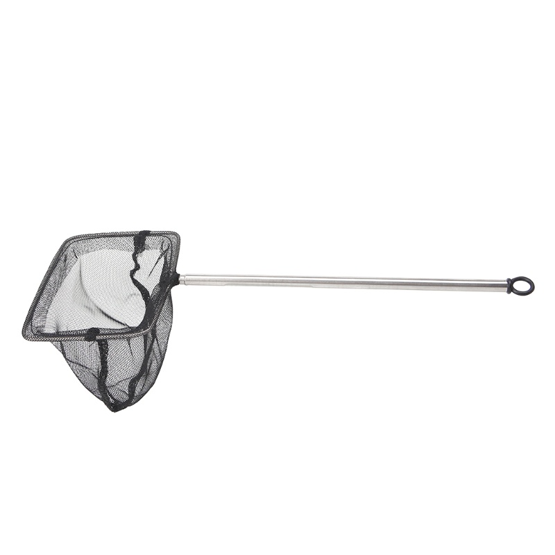 Vợt Lưới Bắt Cá Bằng Nylon Với Tay Cầm Inox Tiện Dụng