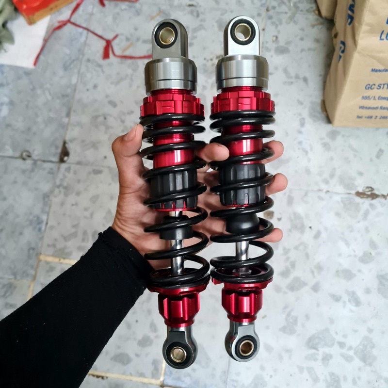 Phuộc sau Ohlins xe số Dream Wave Sirius Taurus Cub 280-330mm