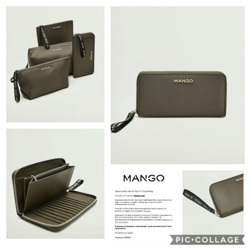 Ví dài Mango sale off có sẵn - hxt kèm bill