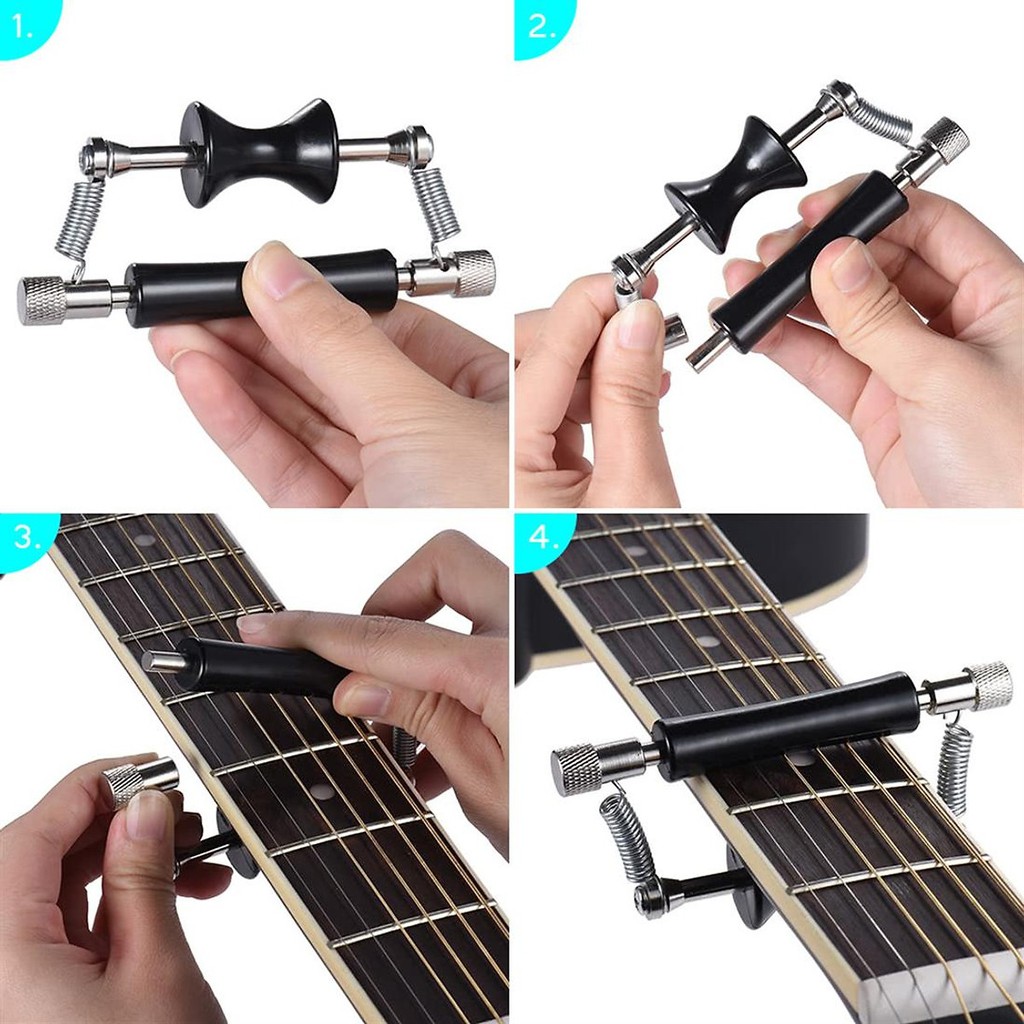 Kẹp Capo Lăn Trượt ST.Real Guitar Sài Thành mã KBD 5A11