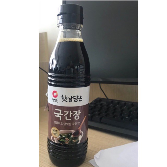 Xì Dầu nấu canh Hàn Quốc Chung Jung One 500Ml