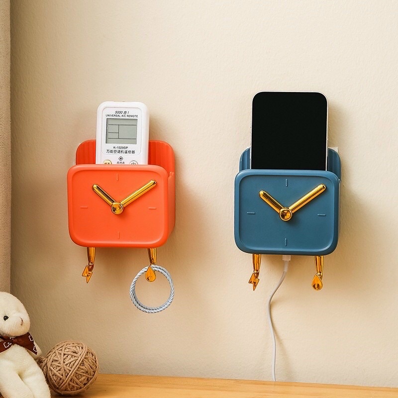 Kệ để đồ dán tường hình đồng hồ