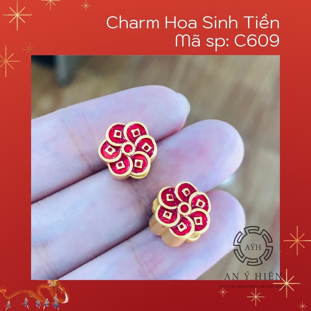 Charm Hoa sinh vàng #C609 ( An Ý Hiên)