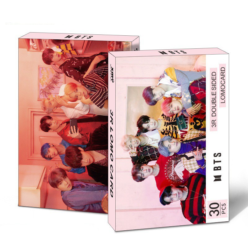 Thẻ ảnh Lomo card BTS bộ gồm 30 tấm