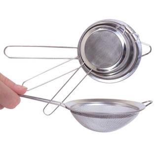 Bộ 04 dụng cụ rây, lọc, vớt thực phẩm đa năng nhiều kích cỡ