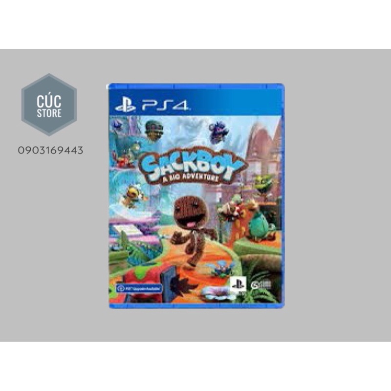 Đĩa chơi game PS4: Sackboy A Big Adventure