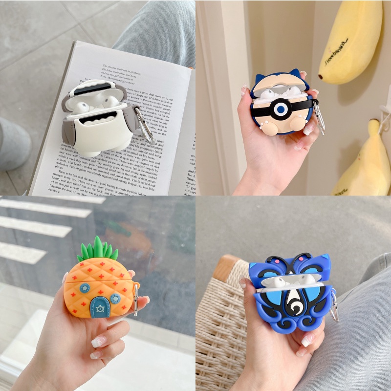 Vỏ Bảo Vệ Hộp Sạc Tai Nghe Xiaomi Buds 3 3 Không Dây Chống Sốc Họa Tiết Hoạt Hình Dễ Thương