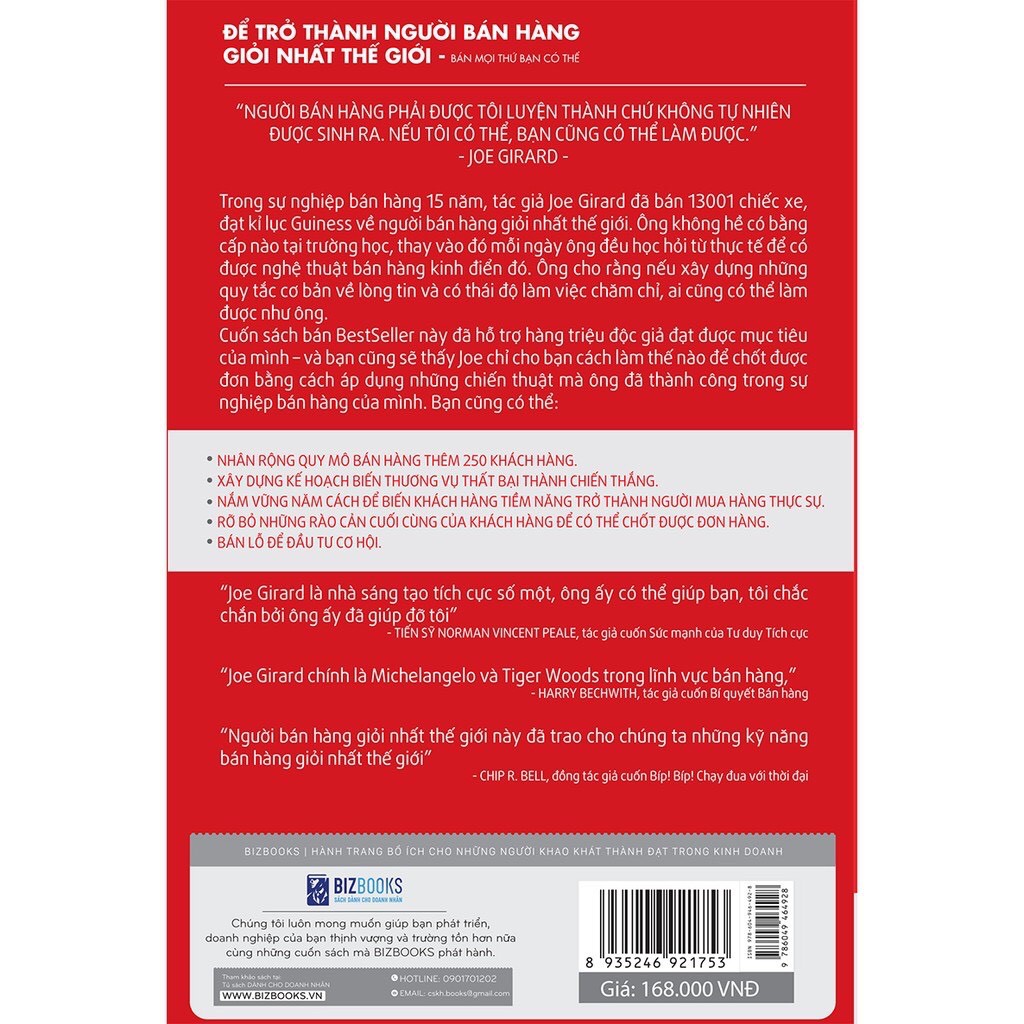 Sách - Để Trở Thành Người Bán Hàng Giỏi Nhất Thế Giới | BigBuy360 - bigbuy360.vn