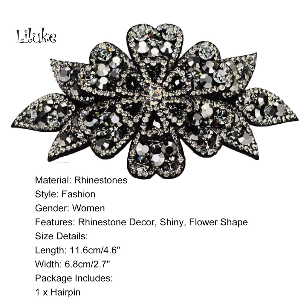 Kẹp Tóc Chống Trượt Dùng Trang Trí Tóc Độc Đáo