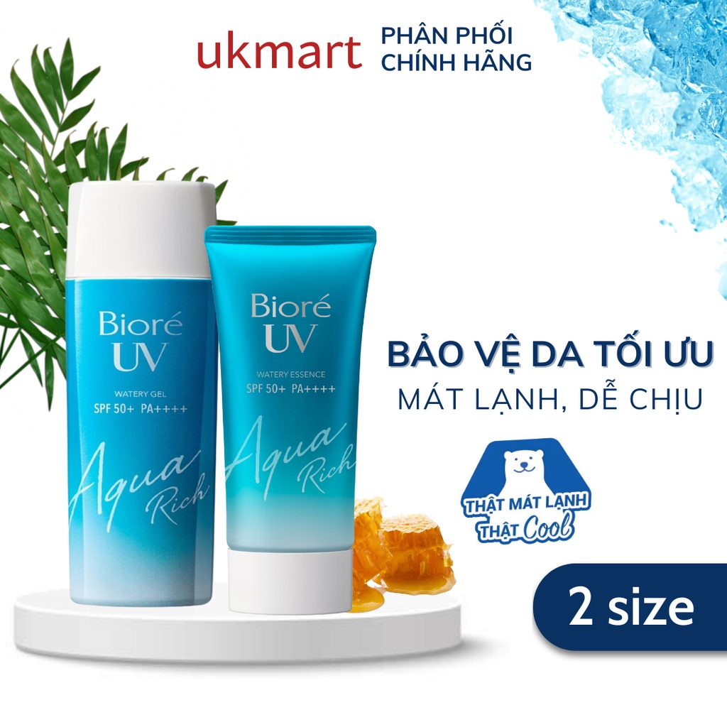 Tinh Chất Chống Nắng Bioré Màng Nước Dưỡng Ẩm SPF50+ PA++++