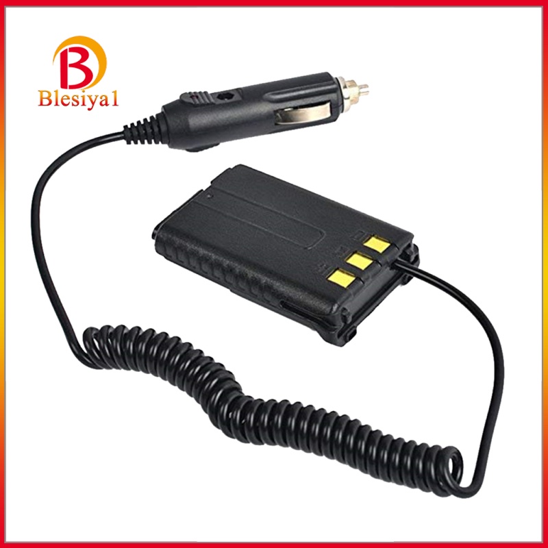 [BLESIYA1]Car Charger Battery  12V for Baofeng UV-5R UV-5R Plus UV-5RE PLUS