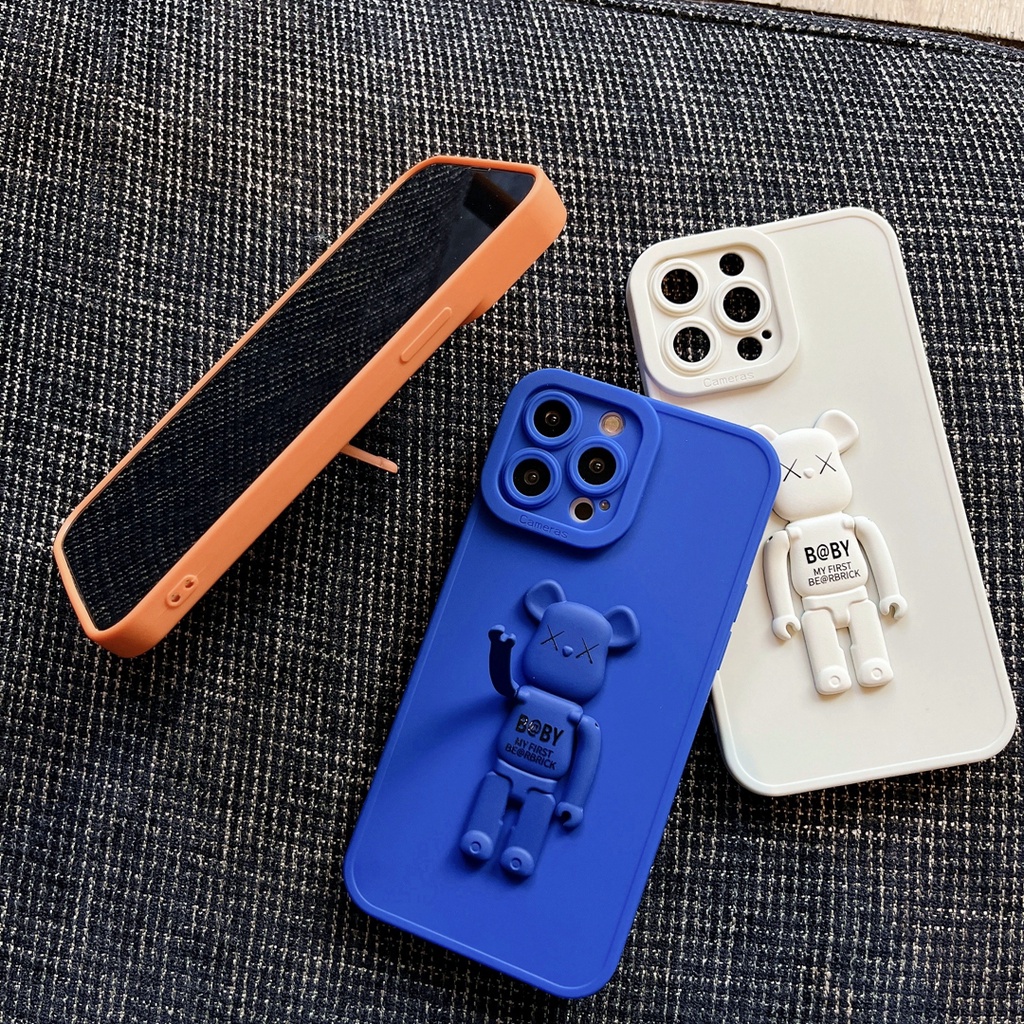 Ốp Điện Thoại In Hình Gấu Vui Nhộn Cho iphone 13 Pro Max Xr X / Xs Xs Max Promax 1212 Pro 12pro Max
