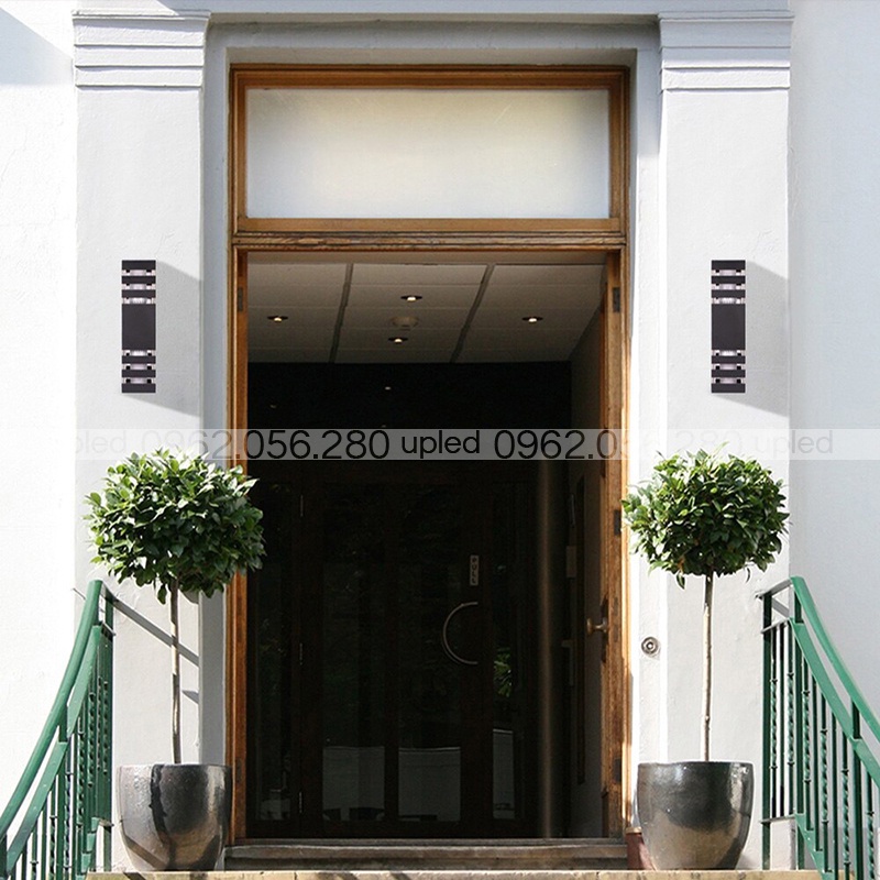 Đèn treo tường Ngoài Trời Atimol Led Chống Nước Vỏ Nhôm Kẻ Vạch Hiện Đại