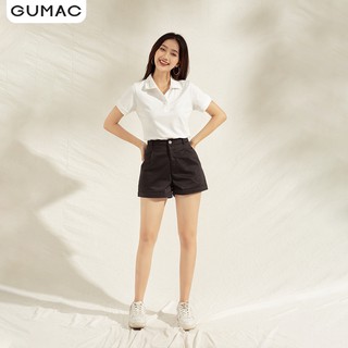 Áo thêu bo cổ AMA1113 GUMAC