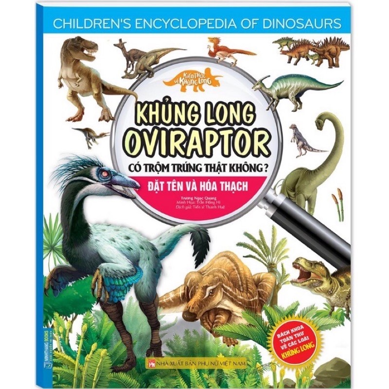 Sách-Combo 2c kiến thức về Khủng long Oviraptor có trộm trứng thật không? vàTại sao khủng long Plateosaurus lại ăn đá?