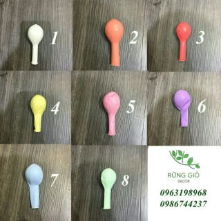 10 bóng màu đặc biệt pastel