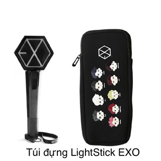 Túi đựng bảo vệ lightstick EXO hình chibi