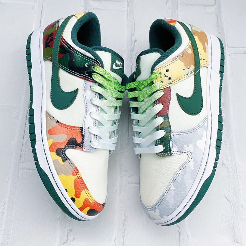 Dây Giày Thể Thao Vải Canvas Màu Sắc Gradient Độc Đáo