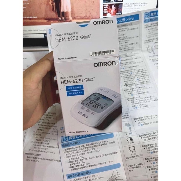 [Hàng Nhật] máy huyết áp Omron 6230 nội địa nhật (Japan)