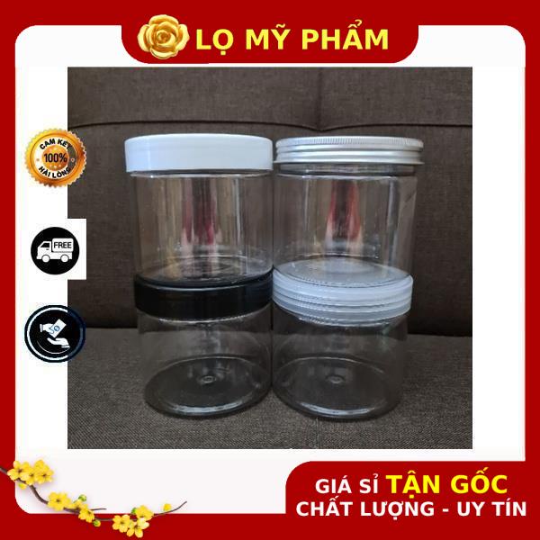 Hủ Đựng Kem ❤ GIÁ TỐT NHẤT ❤ Hũ nhựa pet 500g đựng mỹ phẩm, thực phẩm, đồ khô, ngũ cốc