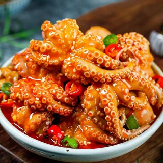 Sẵn Mực chibi cay - ăn vặt TQ