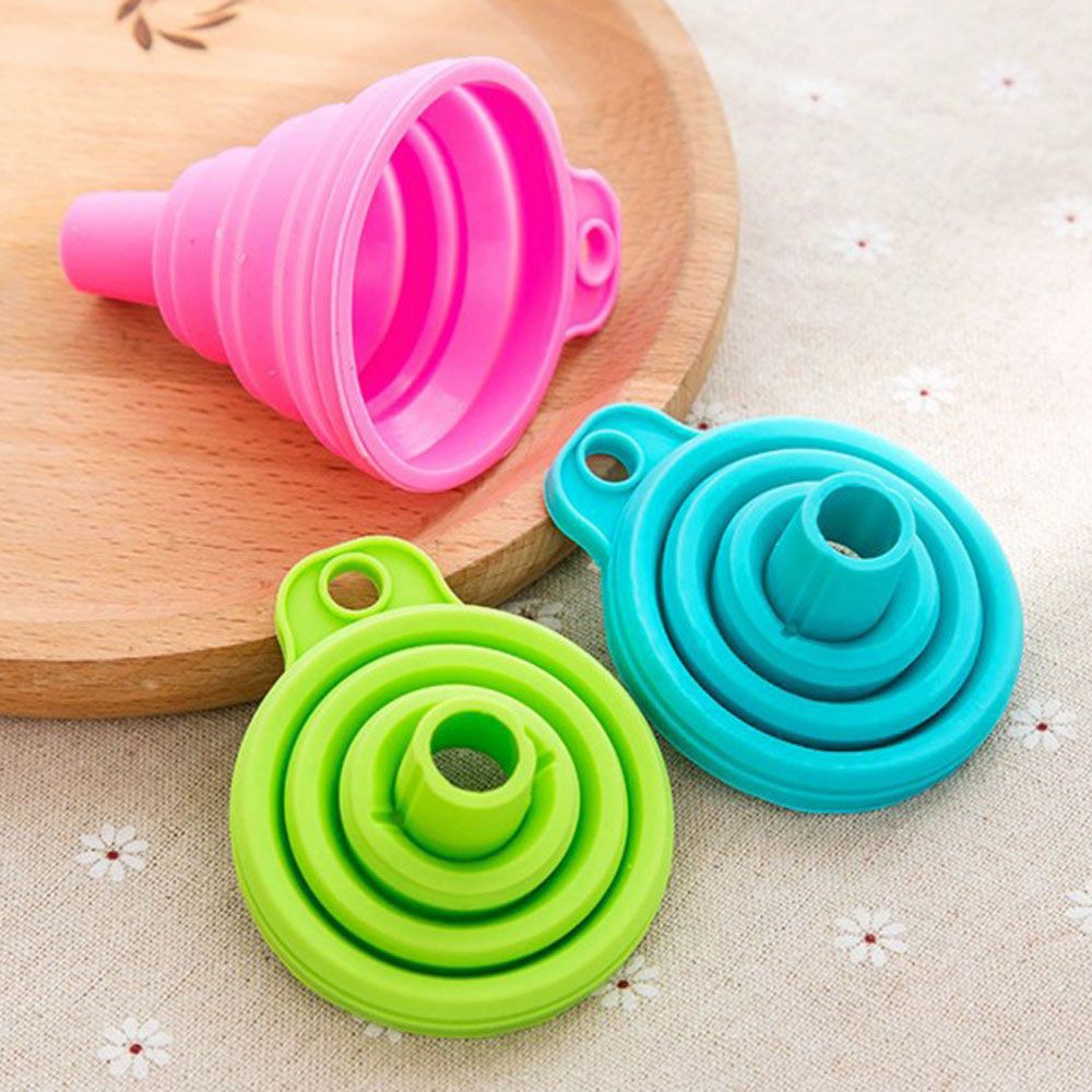 Phễu silicone có thể gập lại tiện dụng thích hợp cho nhà bếp
