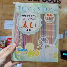 [Hỏa Tốc HN] Set 80 chiếc ống hút Thick Straw cỡ vừa nội địa Nhật Bản