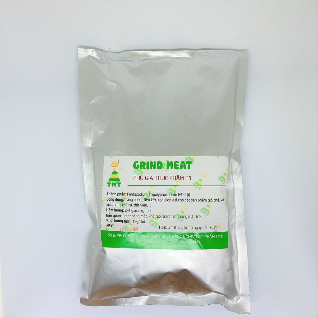 Phụ gia tạo giòn dai Grind Meat T1 TMT - Túi 1kg