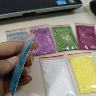 Combo 7 gói bột kim tuyến 7 màu (35gam)