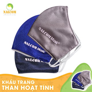 COMBO 3 CÁI | KHẨU TRANG THAN HOẠT TÍNH NALCOM MASK 4 LỚP KHÁNG KHUẨN CHỐNG BỤI CHỐNG NẮNG