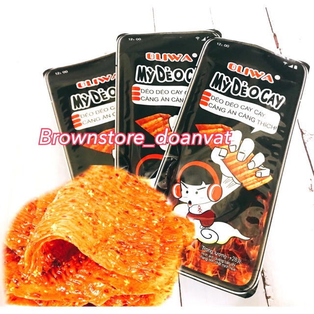 5 Gói Snack Mỳ Dẻo Cay