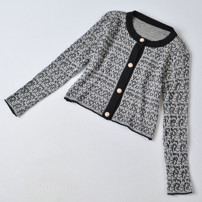 Áo Khoác Cardigan Tay Ngắn Thời Trang Thu Đông Cho Nữ 1748