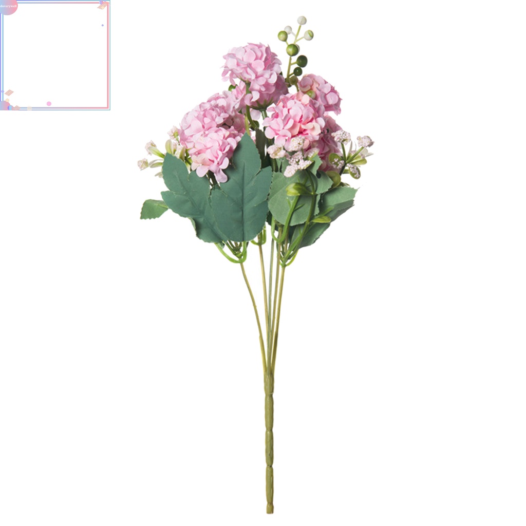 Bó hoa cẩm tú cầu nhân tạo chống tia UV có thể tái sử dụng trang trí sân vườn