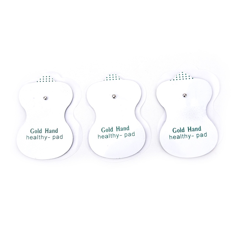 Bộ 10 / 20 Tấm Điện Mát Xa Xung Điện Màu Trắng