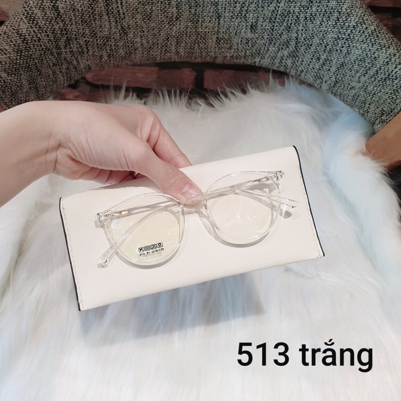 Gọng kính mắt tròn nhựa dẻo thanh mảnh nhẹ nhàng 513