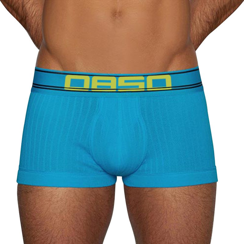 ORLVS Mới quần lót boxer vải cotton mềm thoáng khí gợi cảm cho nam bs3134