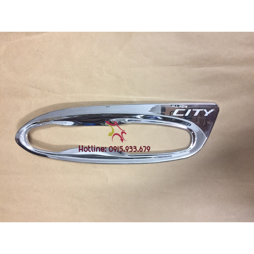 Bộ 4 ốp hõm cửa Honda CITY 2013 mạ crom cáo cấp
