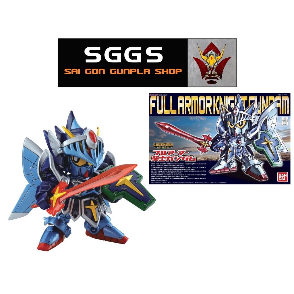 Mô Hình SD FULL ARMOR KNIGHT Gundam SUPER DEFORM BB393 Bandai Đồ Chơi Lắp Ráp