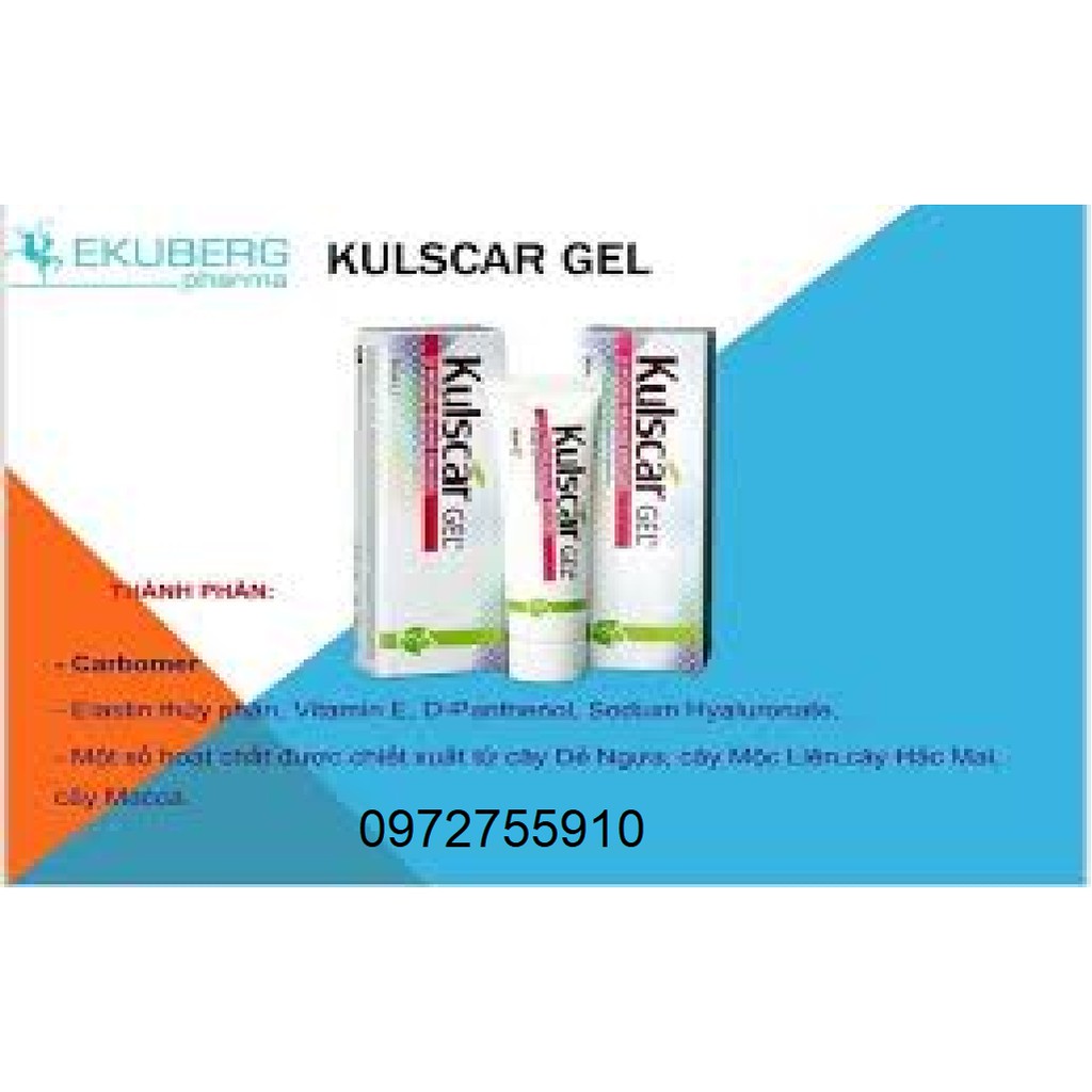 Gel điều trị vết thương và hạn chế hình thành sẹo lồi, sẹo phì đại, rạn da - Kulscar gel
