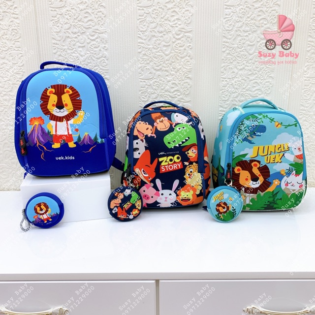 BALO UEK Cartoon 2019 Siêu Nhẹ Cho Bé - Hàng Chính Hãng