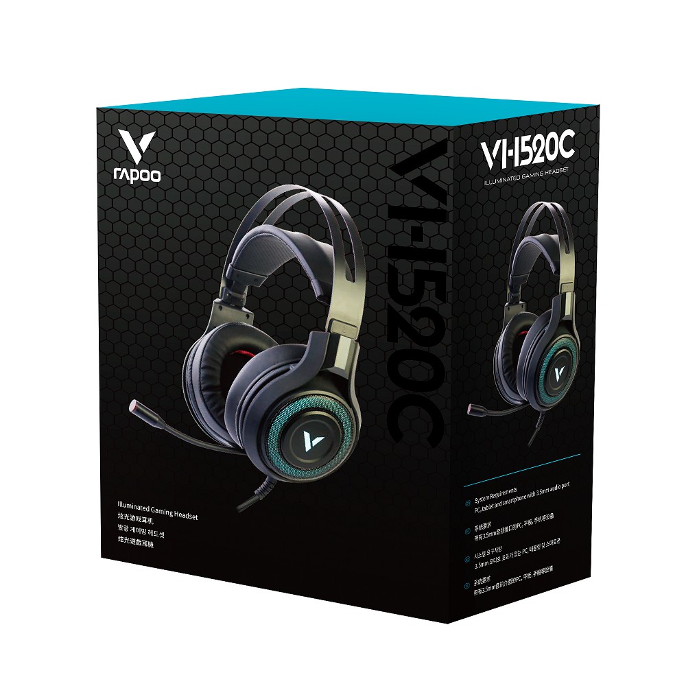 Tai Nghe Chơi Game Stereo RGB Rapoo VH520C