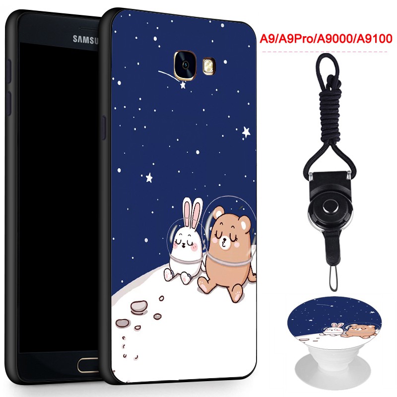ốp điện thoại Họa Tiết Hoạt Hình Dễ Thương Cho Samsung Galaxy A9 2016 / A9 Pro 2016 / A9000 / A9100