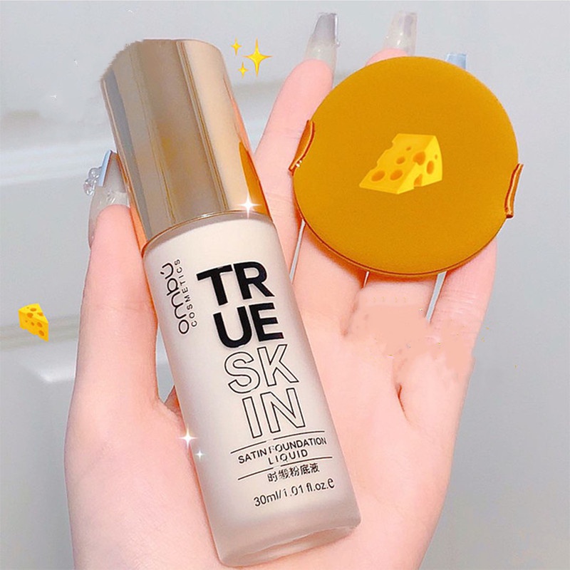 [Hàng mới về]Kem Nền OMBU Dạng Lỏng Độ Che Phủ Cao Trang Điểm Hoàn Hảo 30ml