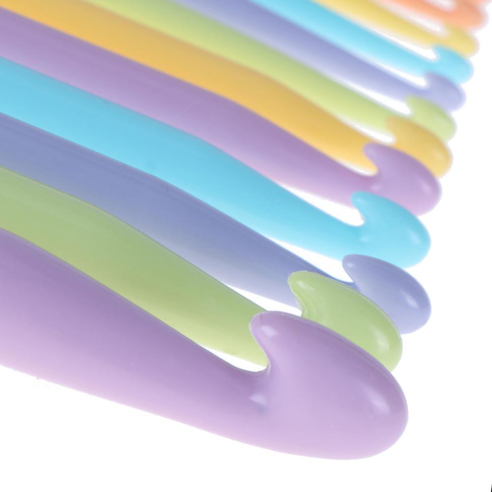 Bộ 12 kim móc len dệt kim bằng nhựa kích thước 2-10mm Armani Anysell88