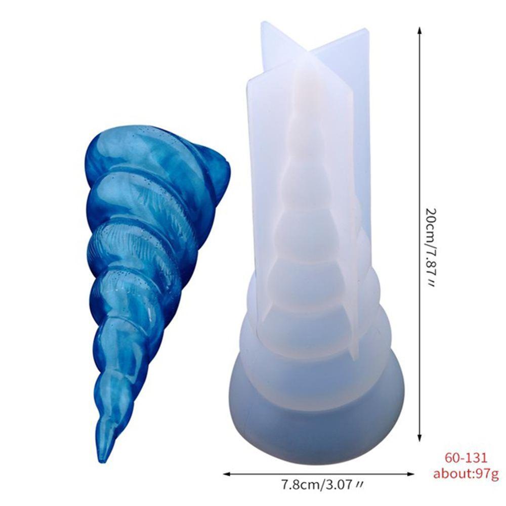 Khuôn Nhựa Trong Suốt Hình Sừng Kỳ Lân Dùng Làm Đồ Trang Sức DIY