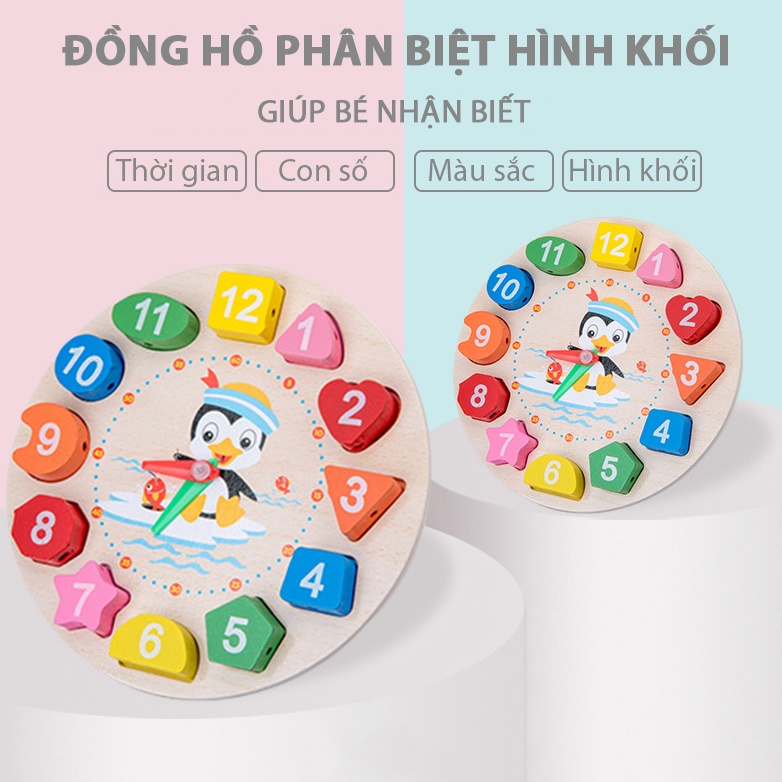 Bộ combo 5 món đồ chơi gỗ phát triển trí tuệ cho bé đồ chơi gỗ thông minh, an toàn cho bé trai và gái